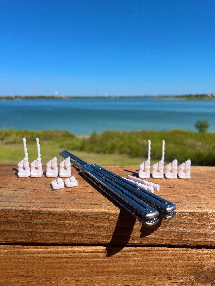 Titanium Krake Raken Balisong Spacers